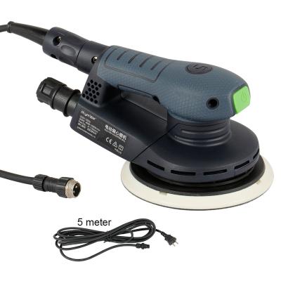 China Car body wood floor wall 6 inch vacuumless air orbital sander Random Orbital Sander Central Vacuum Brushless Motor for Car for sale