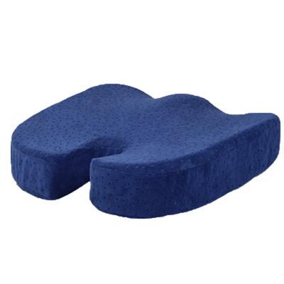 China 100% Polyester Cover+PU Memory Foam +Logo Embroidery Chair Cushion Office Cushion Memory Foam Comfort Cushions For Car Truck Driver Travel Wheelchair for sale