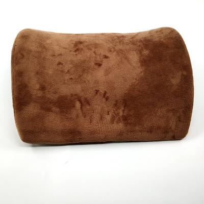 China PU Memory Foam Filling + Velvet Polyester Cover High Quality Memory Foam Back Cushion Lumbar Support Pillow For Office Chair for sale