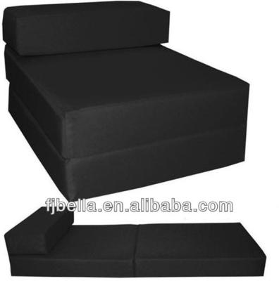 China Black SOFA BED Block Foam Folding Chair Bed Z Guest Futon In/Outdoor for sale