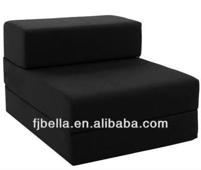 China European Style COTTON Folding Chair Sofa Bed Guest Matress Chairbed Single Black for sale