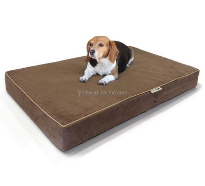 China Single Memory Foam Dog Bed Mattress - Orthopedic Dog Mat With Waterproof Cover Pet Couch for sale