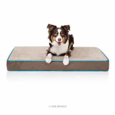 China Single Pet Memory Foam Orthopedic Dog Bed Waterproof And Non-Slip Cushion for sale