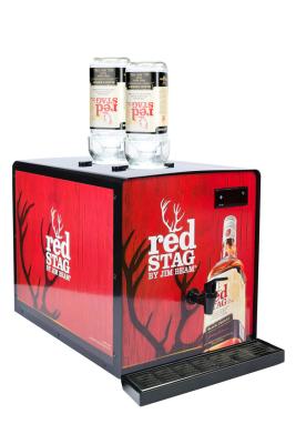 China 50 / 60Hz refrigerated liquor dispenser With Decorative Sticker on 3 sides! for sale