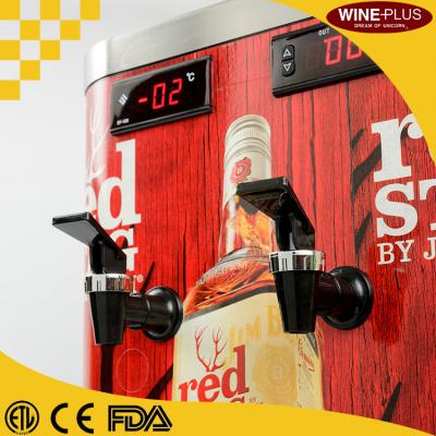 China 2 Bottle Holders Refrigerated Liquor Dispenser For Restaurants / Hotels for sale