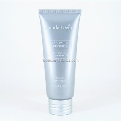 China Cosmetic Plastic Cap PE Over Flip Around Tubes For Packing Cream Lotion Paste for sale