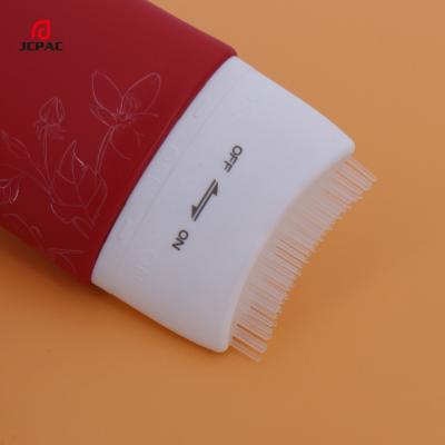 China Hair Dye Brush Cosmetic Oval Cosmetic Packaging Tube With Brush Comb Applicator for sale