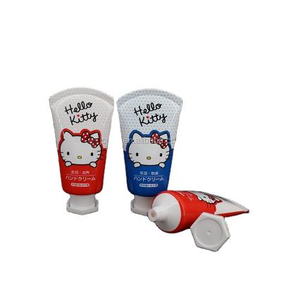 China 50ml Cosmetic Hand Cream High Quality Plastic Cosmetic Tube With Round End for sale