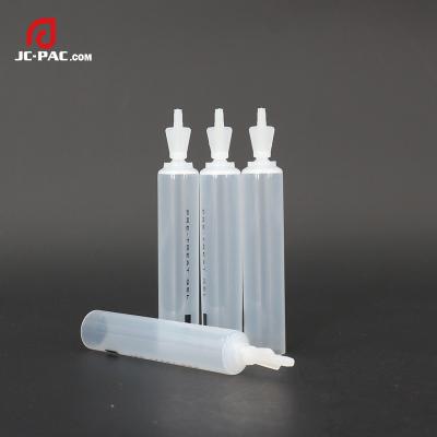 China Skin Care 5ml 13mm Diameter Twist Off PE Disposable Plastic Tube For Essence / Cream Tester Packaging for sale