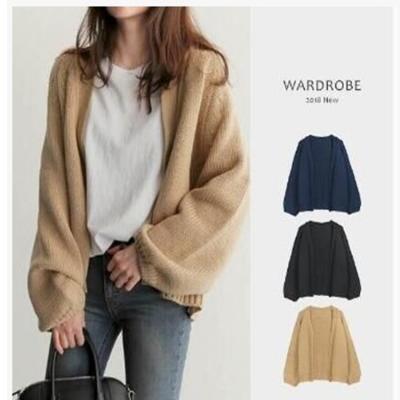 China New product 2020 QUICK DRY new 2020 autumn loose shorts knit cardigan sweater for sale