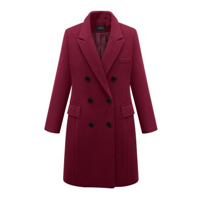 China 2020 Latest Design 2020 Latest Design High Quality Wool Lady's Slim Cashmere Coat Winter Women Coats For Wholesale for sale