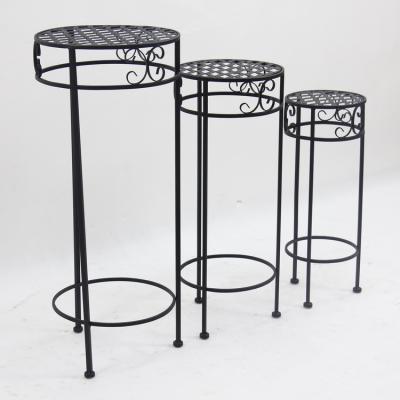 China Wholesale Eco-friendly Indoor Outdoor Flower Pot Stands Metal Flower Racks and Wedding Display Rack for Flowers for sale