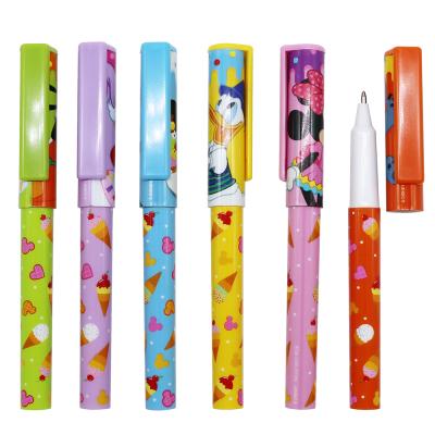 China 2020 Creative Hot Selling Promotional Pen Heat Transfer Printing Plastic Ballpoint Pen For Customized Colors Logo for sale