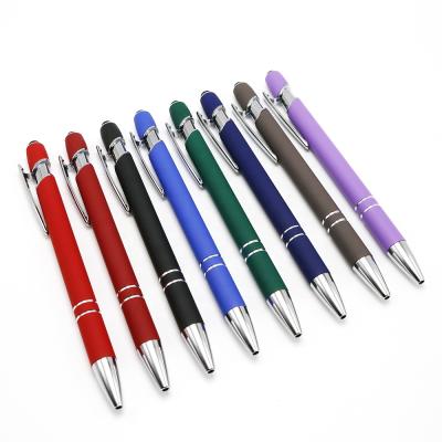 China Promotional Pen Ballpoint Pen Stylus Metal Promotional Advertising Aluminum Pen With Custom Logo for sale