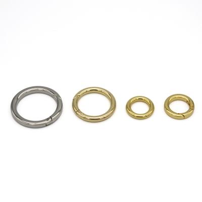 China China Manufacture Durable High Quality Zinc Alloy Metal Nickel Polished Buckle O Ring for sale