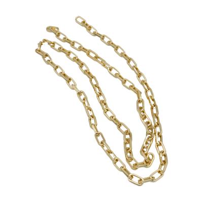 China 2021 Nickel Free Latest Design Metal Stitched Chain Bags Iron Chain Side Bags For Girls Shoulder for sale