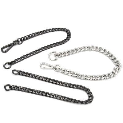 China Customized Fashionable Nickel Free Waist Iron Gunmetal Bag Accessories Diy Handbag Metal Aluminum Link Chain for sale