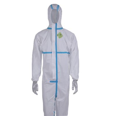 China Professional SMS Disposable PE PP Protective CPE Isolation Waterproof Gowns for sale