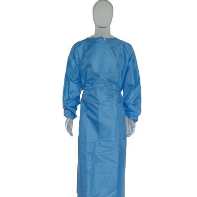 China Medical Disposable 100% Polyester TTK 210T Isolation Gown for sale