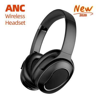 China Active ANC Noise Canceling Gaming Hybrid Gamer PC Headset Wireless ANC Headphones Customized Logo for sale