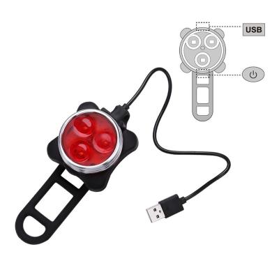 China 300mAh Wholesale Waterproof Light Bike USB 3.7V LED Rechargeable Head Light for sale