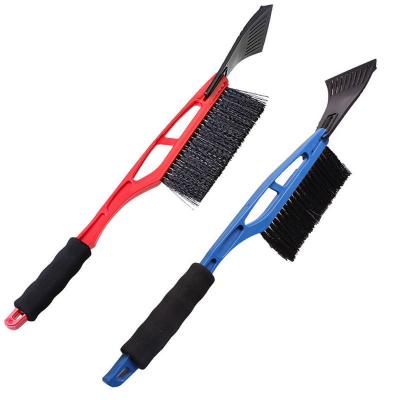 China Dropshipping Vehicle 2 in 1 Ice Scraper with Brush for Car Windshield Snow Remove Frost Broom Remover for sale