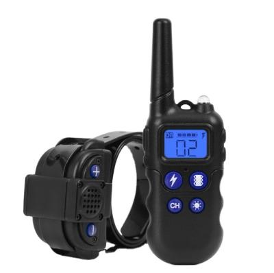 China 2020 New Arrival Viable GPS Walkie Talkie Dog Training Collar Anti Electric Shock Bark Collar for sale