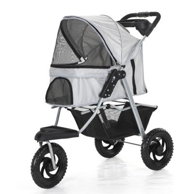 China Sustainable Manufacturer Amazon 3 Wheel Pet Stroller For Dog for sale