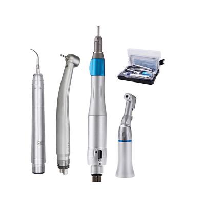 China Metal led dental handpiece low speed dental handpiece high speed air scaler set for sale