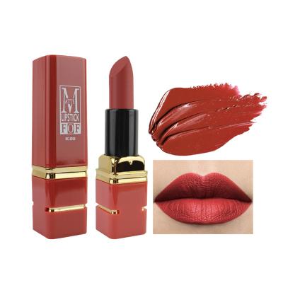 China Suit Waterproof Matte Moist Stick Lipstick Velvet Tulle Natural Color Is Not Easy To Fade Non-stick Lipstick Cup for sale