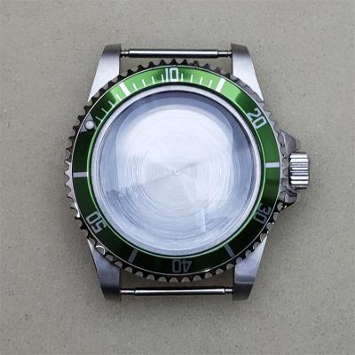 China Retro Watch Accessories Watch Case Silver Steel Acrylic Aluminum 39.5mm Bezel Suitable for Japanese NH35 and NH36 Movements N2 1297-2 for sale