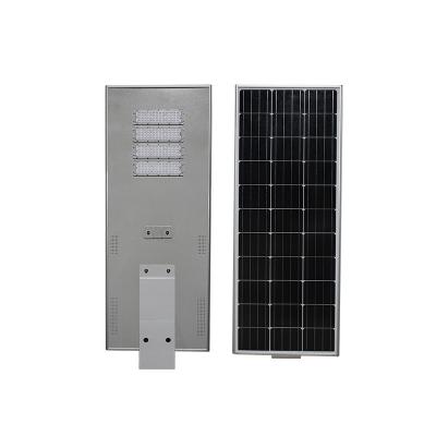 China Residential Integrated Waterproof Ip65 100W 120W Integrated Solar Lamp Head Outdoor Solar Led Street Light for sale