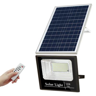 China 100W Solar Charger Projection Lamp Solar LED Lighting System Solar Remote Control Timing Solar Home Outdoor Solar Ground Light Flood Lights for sale