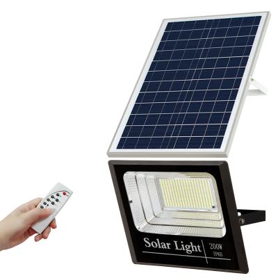 China 200W Solar Charger Projection Lamp Solar LED Lighting System Solar Remote Control Timing Solar Home Outdoor Solar Ground Light Flood Lights for sale