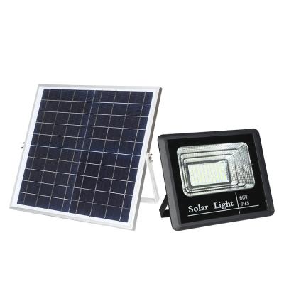 China 60W Solar Charger Smart Control Outdoor Solar Home Solar Ground Light Flood Lights LED Projection Lamp Solar Flood Lights for sale