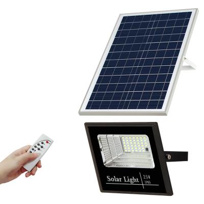 China 25W Solar Charger Projection Lamp Solar LED Lighting System Solar Remote Control Timing Solar Home Outdoor Solar Ground Light Flood Lights for sale