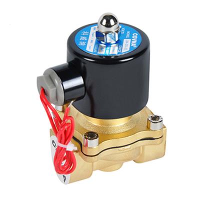 China General Same Day Shipping 1/4in 2/2 Water Brass Solenoid Valve 12V Normally Closed 24V for sale