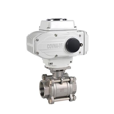 China General Electric Valves DN15/50/100/12V 24V DC 110V 220V 240V Volt 2 Way 4-20ma Motorized Actuator Ball Valve With Manual Control for sale