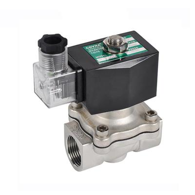 China COVNA DN40 1.5 Inch 2 Way 24VDC General Normally Closed Brass Solenoid Valve for sale