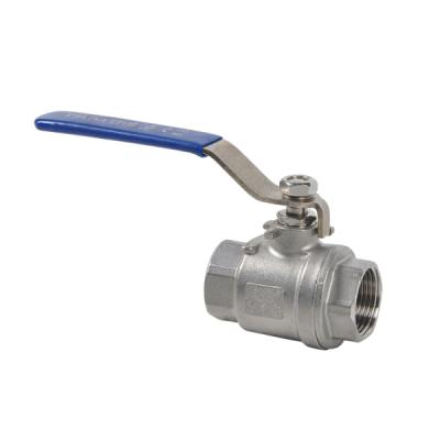 China 2 Pcs Stainless Steel NPT Female Thread General Manual Mini Ball Valve for sale