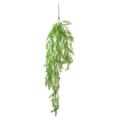 China TT039 Real Touch Real Touch Green Water Grass Snapdragon Plastic Fake Pineapple Buddha Artificial Vine Wall Hanging Plants for sale