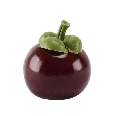 China Photography Props Moss Home Simulation Fruit Model Artificial Decoration Display Photography Props Window Mangosteen for sale