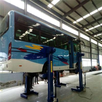 China Bus / truck workshop or company car service industrial adjustable mobile mechanical screw jacks table lift for sale