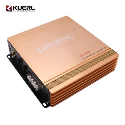 China Car Aluminum Sound Digital Amplifier Amplifier 2 Channel Auto Subwoofer 12V Audio Power Amplifier for sale