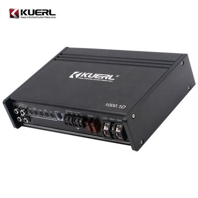 China Competition Car Stereo Amplifier 1000W 1 Channel Black USB/TF/FM/MIC/Bluetooth High Power Amplifier Audio Amplifier for sale