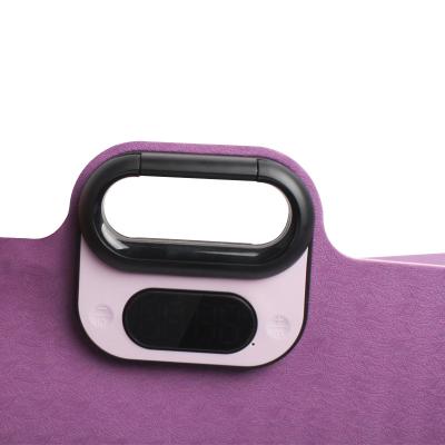 China Waterproof Best Selling Smart Yoga Mats For Women 2021 Custom Made Smart Natural Rubber Rubber Backrest Logo Yoga Mat For Fitness With Smart Phone Holder for sale