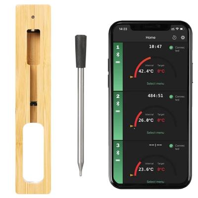 China High Quality 275ft Outdoor Meat BBQ Easy Food Operation Wireless Thermometer For Grilling Cooking With Smart Digital Probe for sale