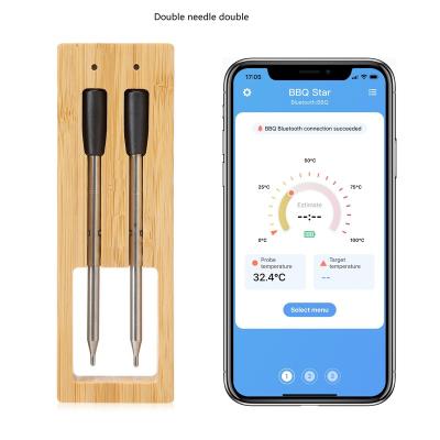 China Easy App Food Phone Digital BBQ Household Kitchen CE FCC Operation Meat Thermometer Smart Radio for Oven, Grill for sale