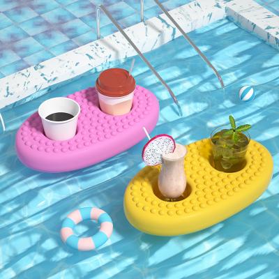 China USB Tea Coffee Mug Cup Coaster Durable Portable Floating Desktop Coaster For Swimming Pool for sale