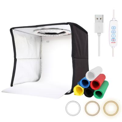 China Acrylic+PVC+Cloth Kaliou Z002 6 inch portable foldable studio props with six-color background cloth for sale